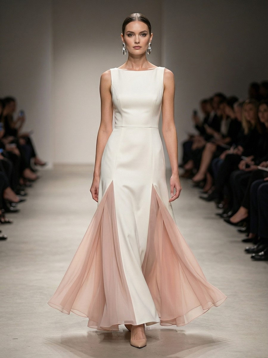 Atelier Dress "THE FIRE WITHIN" — Soft Flame