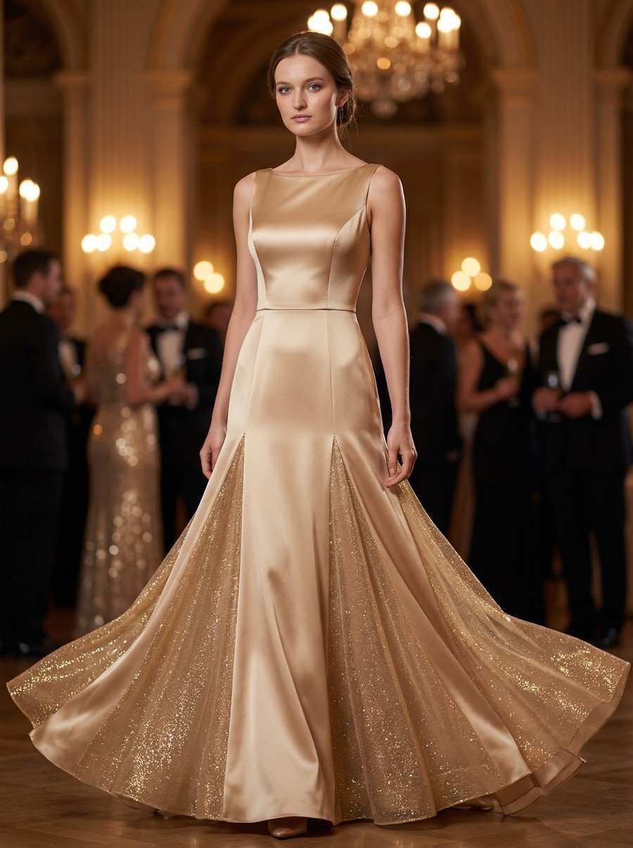 Atelier Dress "THE FIRE WITHIN" — Golden Hour